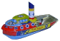 Kerzen-Dampfboot Schlepper